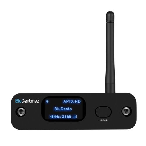 BluDento B2 True Hi-Fi aptX HD LDAC Bluetooth Music Receiver v5.1 ESS DAC