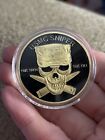 MARINE CORPS SNIPER ONE SHOT, ONE KILL COLORIZED ART ROUND CHALLENGE COIN (CC)