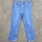Vintage Levis Jeans Mens 38 Blue Denim Pants 508 Orange Tab USA 80s 36x32