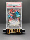 2023 Topps Inception Rookie & Emerging Stars Red Auto Austin Riley /50 PSA 9