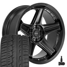 New Listing22x10 Satin Black Defiant DF07 Wheels, 285/45r22 Tires Set 6 Lug GMC Chevy RAM
