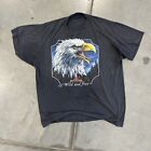 Vintage 91’ 3D Emblem Wild And Free Eagle T Shirt Will