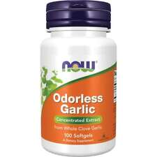 NOW Foods Odorless Garlic 50 mg 100 Sgels