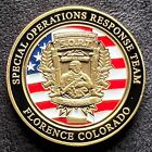 Special Operations Response Team SORT Florence Colorado DOJ FBP Challenge Coin