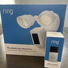 Ring Floodlight Cam Plus & Ring Video Doorbell - White *SEALED* ✅SHIPS TODAY ✅