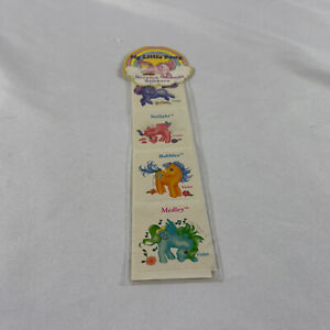 Vintage G1 My Little Pony Merchandise Scratch N Sniff Stickers MIP #2