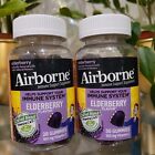 2x Airborne Elderberry Immune Support + Zinc & Vitamin C Gummies 36ct