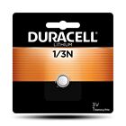 2 Duracell DL1/3N 3V Lithium Batteries