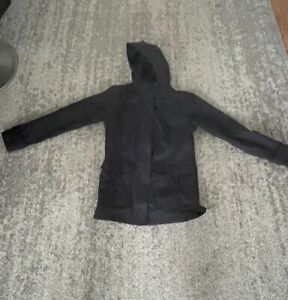 The North Face Jacket Womens Medium Black Carli Trench Coat Rain Jacket Outdoors