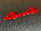 4x4 Red Badge Alloy Emblem For Toyota Tundra Rear Tailgate Door 4WD Fender