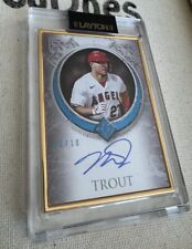 New Listing2023 Topps Transcendent Mike Trout Blue Gold Framed Auto 1/10 TCA-MT