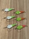 9/16 oz Pompano  Silly Jigs Lot , 2 Color  Mackerel Trout , Surf Fishing 6 PACK