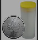 Roll of 25 1 oz Silver Maple leafs coins 2016 Roll (some scratches)