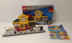 (Ah 7) LEGO 4554 Train Station Eisebahn With Boxed & Ba 100% Complete