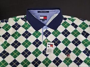 Tommy Hilfiger Vintage Polo Golf Shirt Men’s Size XL New With Tags (G3)