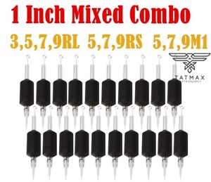 Disposable Tattoo Needles Tubes Combo 25mm 1