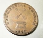 1820 Half Penny Token Upper Canada Commercial Change Different Canadian Coin