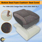 Driver Side Bottom Seat Cover + Foam Cushion For 98-02 Dodge Ram 1500 2500 3500 (For: Ram 1500 Laramie)