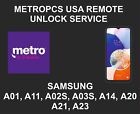Samsung Unlock Service, Samsung A01, A02S, A03S, A11, A13, A14, A21, A23, 4m