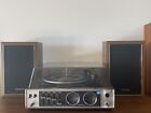 VINTAGE  PANASONIC SD-85 Stereo LP VINLY Record Player AM/FM Receiver + Speakers