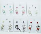 Lot of 12 Pairs/6 card cute cat style fashion jewelry stud earrings wholesale