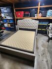 used queen size bed frame wood