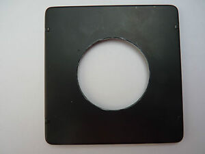 Crown/Speed Graphic lens board drilled for 90mm /6.8  Graflex Optars & Raptars