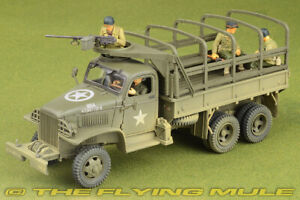 Forces of Valor 1:32 CCKW 2.5-Ton Truck US Army 1st Infantry Div w/4 Figures