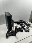 Microsoft Xbox 360 120GB Console Bundle 2 Controllers + cords + Kinect + Adapter