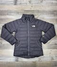 The North Face Jacket Girls Large Black Quilted Puffer 550 Down Coat Youth