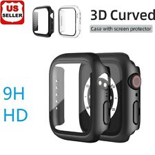 For Apple Watch Series 8/7 iWatch 9H HD Case Cover Full Screen Protector 41/45mm