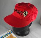 70s-80s Ferrari Vintage Formula One 1 F1 Racing Rare Red Cotton Cap Hat One Size