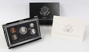 1995 U.S. Mint Premier Silver Proof Set with COA