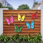 5PC Colorful Metal Butterfly Yard Garden Decor Outdoor Lawn Wall Art Metal Decor