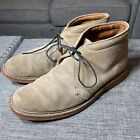 Walk-Over Suede Milkshake Chukka Boots Men's Size 11M Made In The USA
