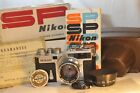 Nikon SP rangefinder 35mm RF camera  5cm 1.4 lens set BOXED papers Nippon Kogaku