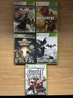 Microsoft XBOX 360 Video Game Lot of 5 Games with Most Manuals