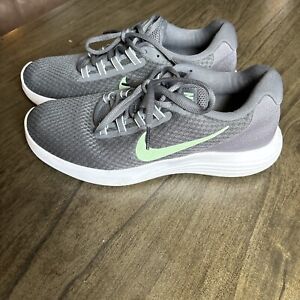 Nike Lunarconverge Running Shoes Womens Size 10 852469-004 grey mint athletic