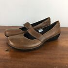 MERRELL Women’s Mary Jane Flats Brio Saddle Brown Leather Shoes Size 11