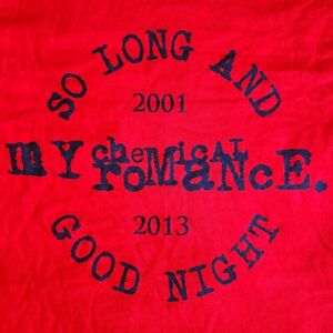 My Chemical Romance 2013 So Long And Good Night M Punk Rock Band Graphic T-Shirt