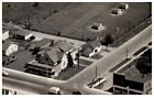 RPPC RICE LAKE Wisconsin Aerial View Cars Homes Picture Postcard c.1950 Unused