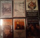Cassette (6)  Christmas John Denver w/ Muppets Glen Campbell Kenny Dolly & More