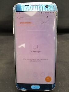 Samsung Galaxy S7 edge 32GB Blue SM-G935T (T-Mobile) Damaged See Details MD7977