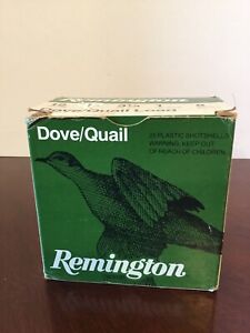 Vintage Dove/Quail Remington 12 GA Empty Shotgun Shell Box