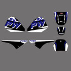 For Yamaha PW80 PW 80 Team Graphics Backgrounds Decals Stickers Deco