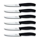 Victorinox Spear Tipped Stainless Steel Kitchen Steak Knife,  6 PACK