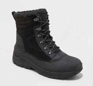 Men's Blaise Waterproof Winter Boots Black - All in Motion - SIZE 12