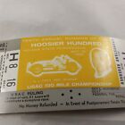 Vtg Hoosier Hundred USAC 100 Mile Championship A.J Foyt Race Ticket Stub Rare