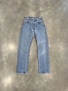 Vintage Levi’s Levis 501 XX Distressed Faded Jeans Denim USA 80s 90s Size 27x30