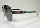 Tony Burch Gunmetal / Gray Stripe Eyeglasses Frames 57-14-135 6010 308411
